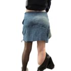 Skirt-made-with-recycled-jeans-textile-back